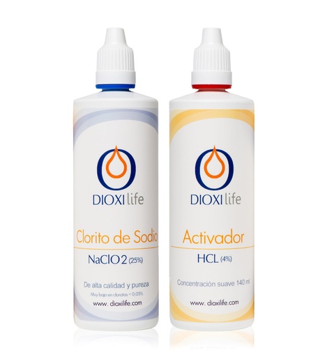 [8436567060225] Kit Potabilizador Clorito Sodio Y Activador *Mms* (Dioxilife)