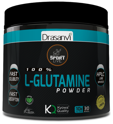 [8436578544400] L-Glutamina Sport Limon Bote 300 Grs. (Drasanvi)