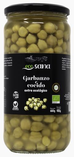 [8436578546671] Garbanzo Cocido 660 Grs. (Ecosana)