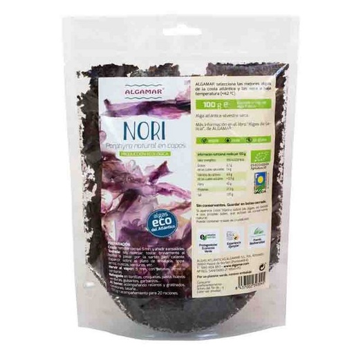 [8437002393045] Alga Nori Copos 100 Grs. (Algamar)