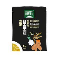 [8437007759549] Sopa Fideos Al Curry 40 Grs. (Naturgreen)