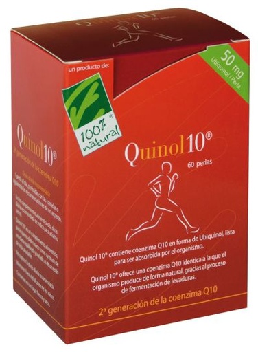 [8437008750712] Quinol 10 100 Mg. "Coenzima Q10" 60 Perlas (100% Natural)