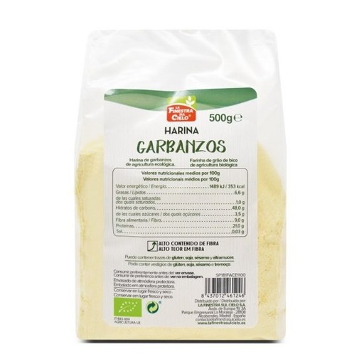 [8437012461246] Harina De Garbanzos Bio 500Gr (Finestra)