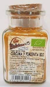 [8437015531243] Curcuma Y Pimienta Molida 85 Grs. (Bioartesa)