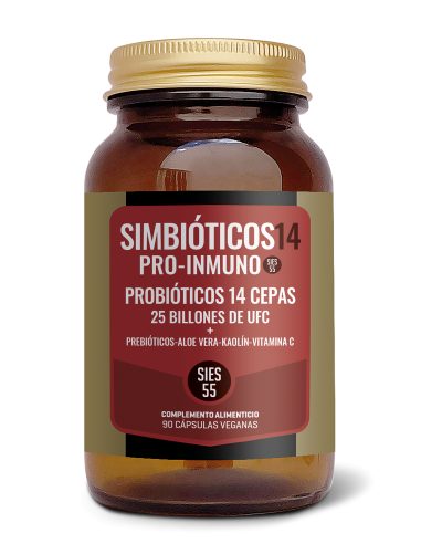 [8437018752096] Simbioticos Pro Inmuno, Antes Aloebiotic14 90 Caps. (Sies 55)