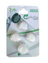 [8463721300163] Filtros Ecoducha 4 Unid. Blister (Irisana)