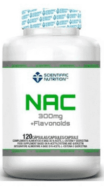 [8491366275812] Nac Flavonoides 120 Caps. N Acetil Cisteina (Scientiffic Nutrition)