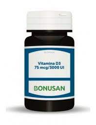 [8711827077749] Vitamina D3 75 Mcg 3000 Ui 60 Caps. (Bonusan)