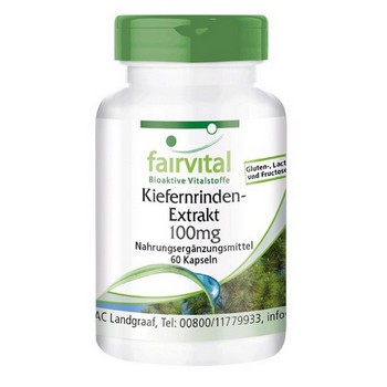 [8718309447687] Extracto De Corteza De Pino  Pycnogenol 100 Mg.  *Antioxidante* 60 Caps. (Fairvital)