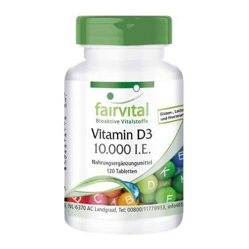 [8718309447700] Vitamina D3 10.000 Ie 120 Tab. (Fairvital)