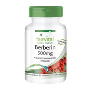 [8719214830229] Berberina 500 mg 90 Caps. (Fairvital)