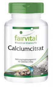 [8718309446970] Citrato De Calcio 300 Mg de Calcio 90 Tab. (Fairvital)