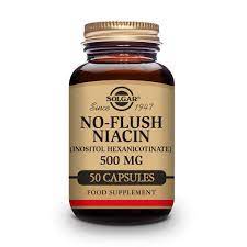 [033984019102] Niacina B3 No Ruborizante 500 mg. 50 Caps. (Solgar)