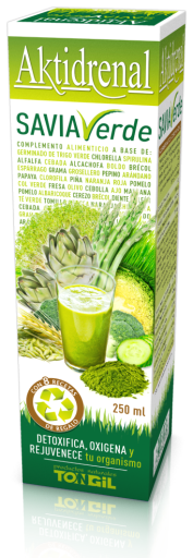 [8436005300708] Aktidrenal Savia  Verde "Batidos Verdes" 250 ML. (Tongil)