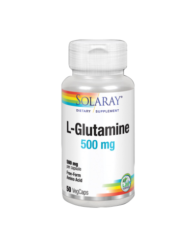 [076280376678] L-Glutamina 500 mg. 50 Caps. (Solaray)