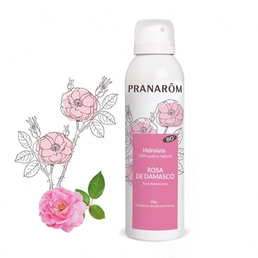 [5420008539879] Hidrolato Rosa Damasco Bio 150 ml. (Pranarom)