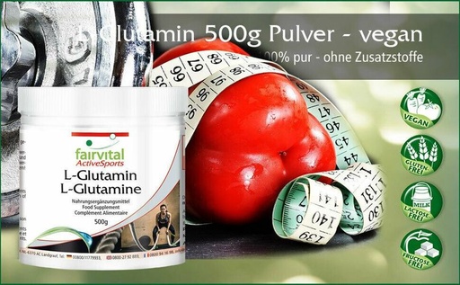 [8718309448073] Glutamina 500 Grs. Polvo (Fairvital)