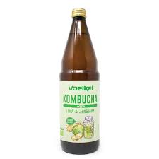 [4015533045608] Kombucha Lima y Jengibre 750 ml (Voelkel)