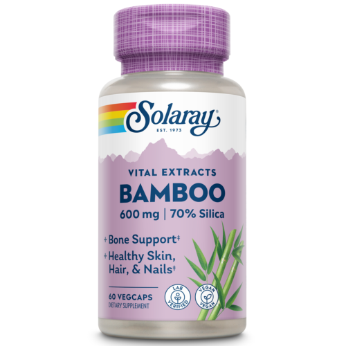 [076280030754] Bamboo 300 mg. 60 Caps. (Solaray)