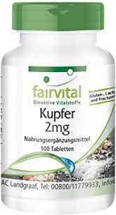 [8718309441043] Cobre 2 mg. 100 Comp. "Kupfer" (Fairvital)