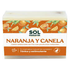 [8435037801535] Jabon Natural Naranja Canela 100 Gr (Sol Natural )