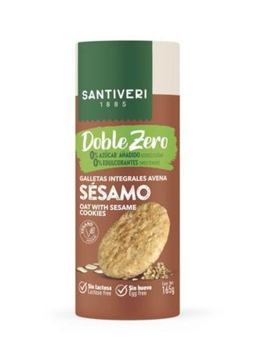 [8412170045972] Galletas Avena Sesamo Doble Zero 190 Gr.  (Santiveri)