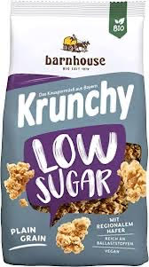 [4021234101222] Krunchy Low Sugar Grano Simple Crujiente Avena 375Gr (Barnhouse)