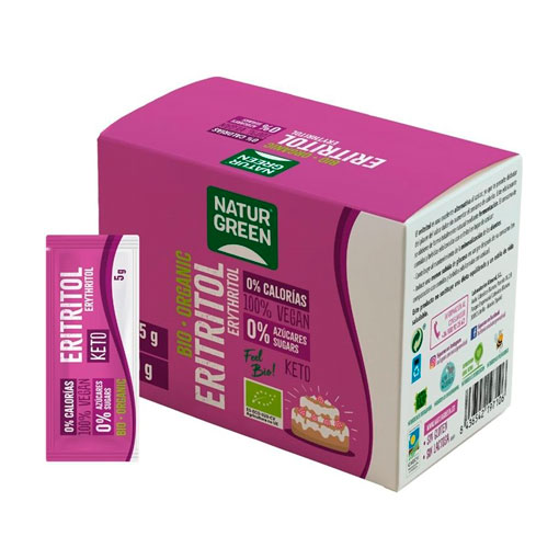 [8436542197106] Eritritol Sticks  Bio 54x5 Grs. (Naturgreen)
